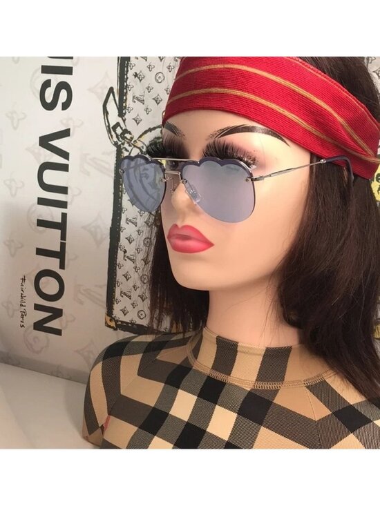 New Authentic Miu Miu Blue Cloud Sunglasses MU56U main image 13